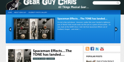 Gear Guy Chris ~ Music Gear Writer