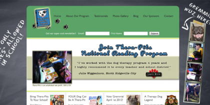 Thera-Pits Therapy Dog National Reading Program